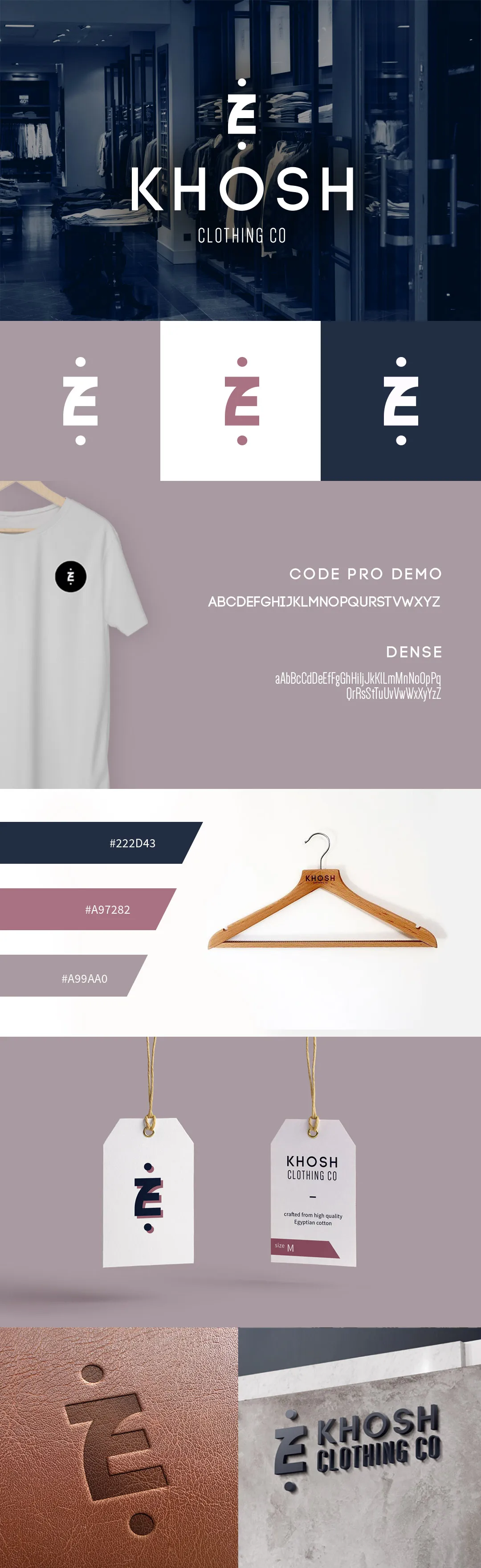 Khosh Clothing visuals