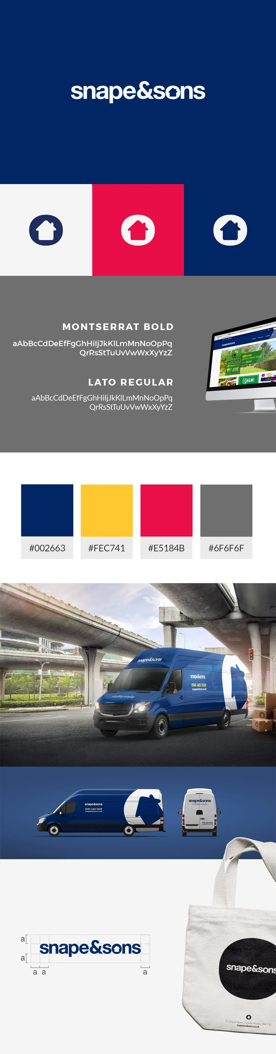 Snape & Sons visuals